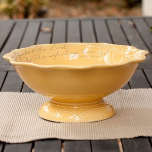 Footed Server Serving Bowl Blessings Unlimited