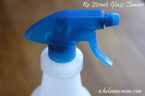 Homemade Glass Cleaner Recipe
