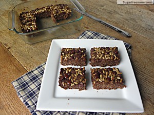 cocoa baked quinoa bars