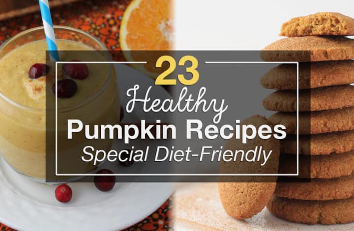 A roundup of special-diet friendly pumpkin recipes that are sure to please! Pumpkin Pie, Pumpkin Cookies, Pumpkin Fudge, and more! This list has recipes that fit special diets like low carb, candida diet, paleo, gluten free, GAPS, AIP, and more.