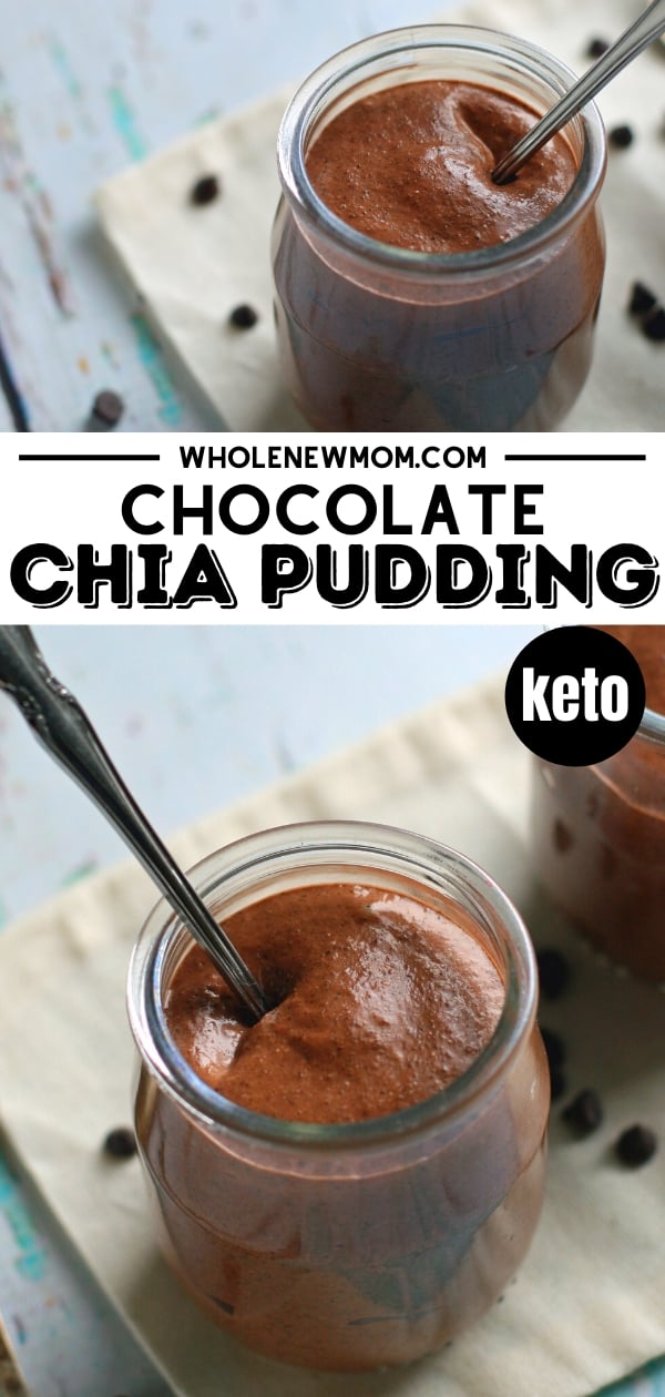 healthy chocolate chia pudding