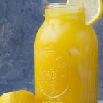 adrenal cocktail with lemon garnish