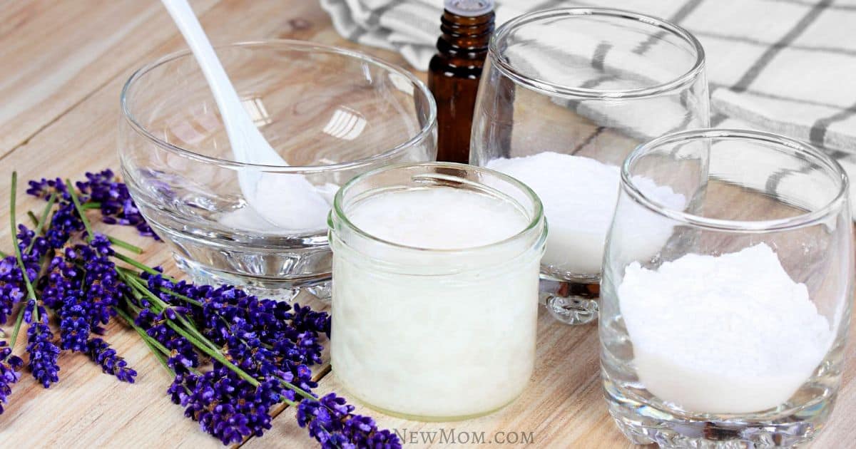 homemade deodorant with ingredients