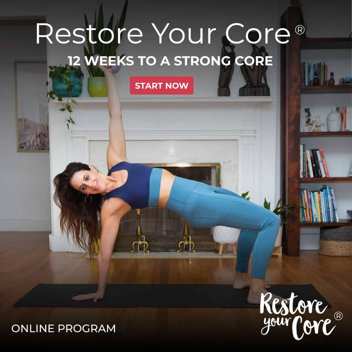 Restore Your Core pelvic floor program creative asset