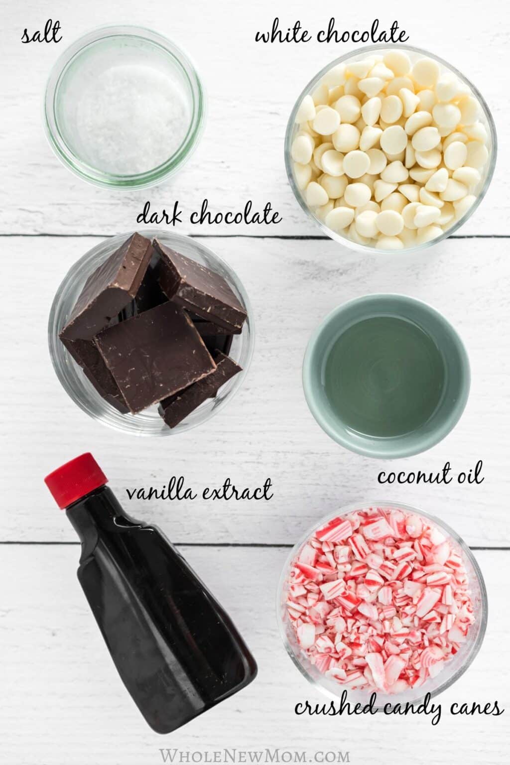 Easy Keto Peppermint Bark -- Low carb, Sugar free (4-Ingredients)