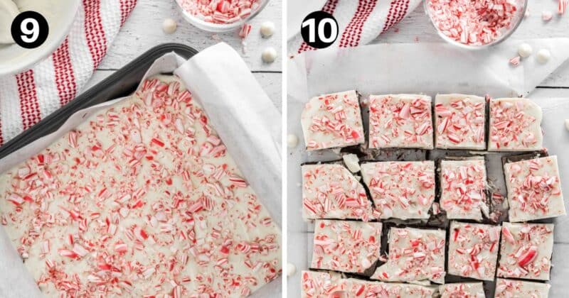 Easy Keto Peppermint Bark -- Low carb, Sugar free (4-Ingredients)
