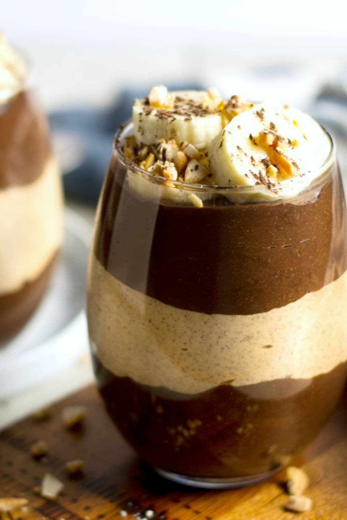 chocolate peanut butter chia pudding.