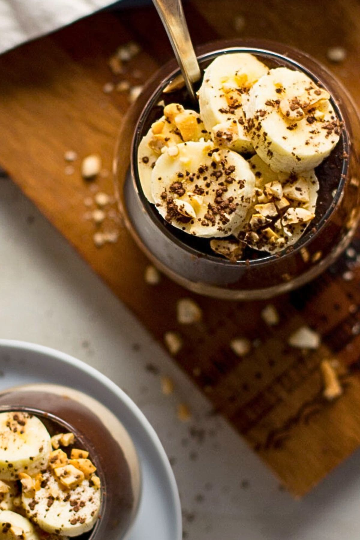 chocolate peanut butter chia pudding.
