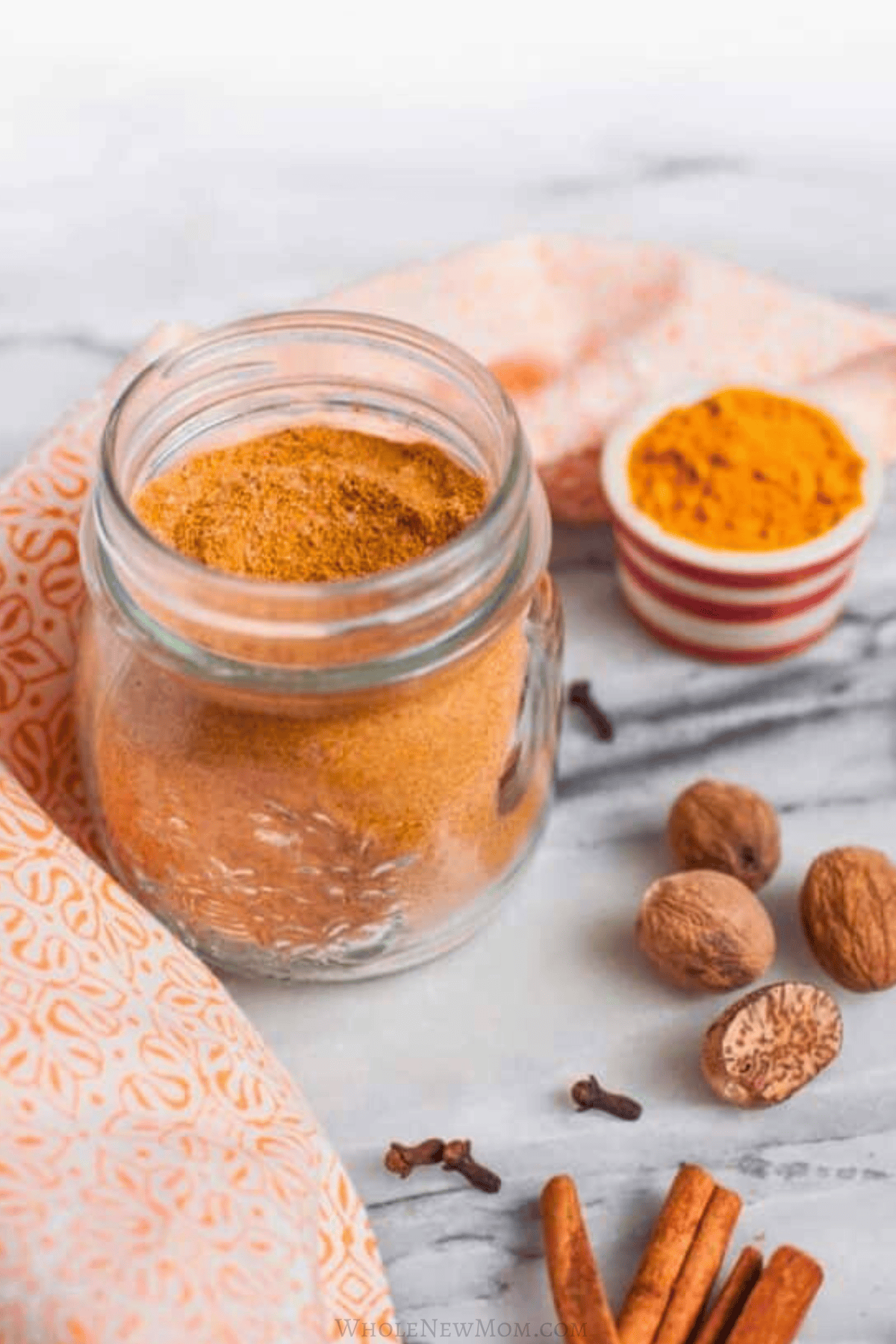adrenal cocktail powder in glass jar.