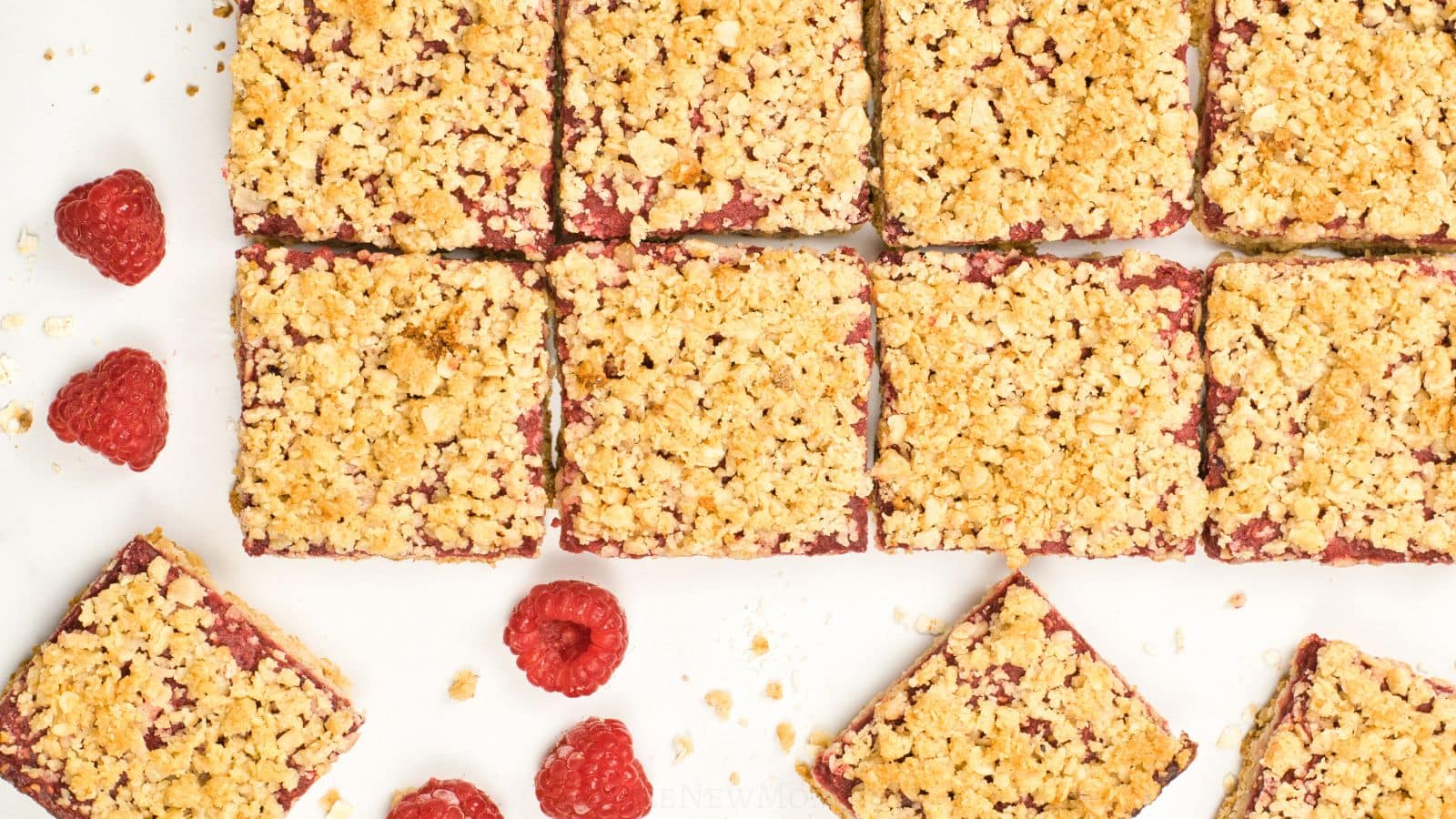 gluten-free raspberry bars.