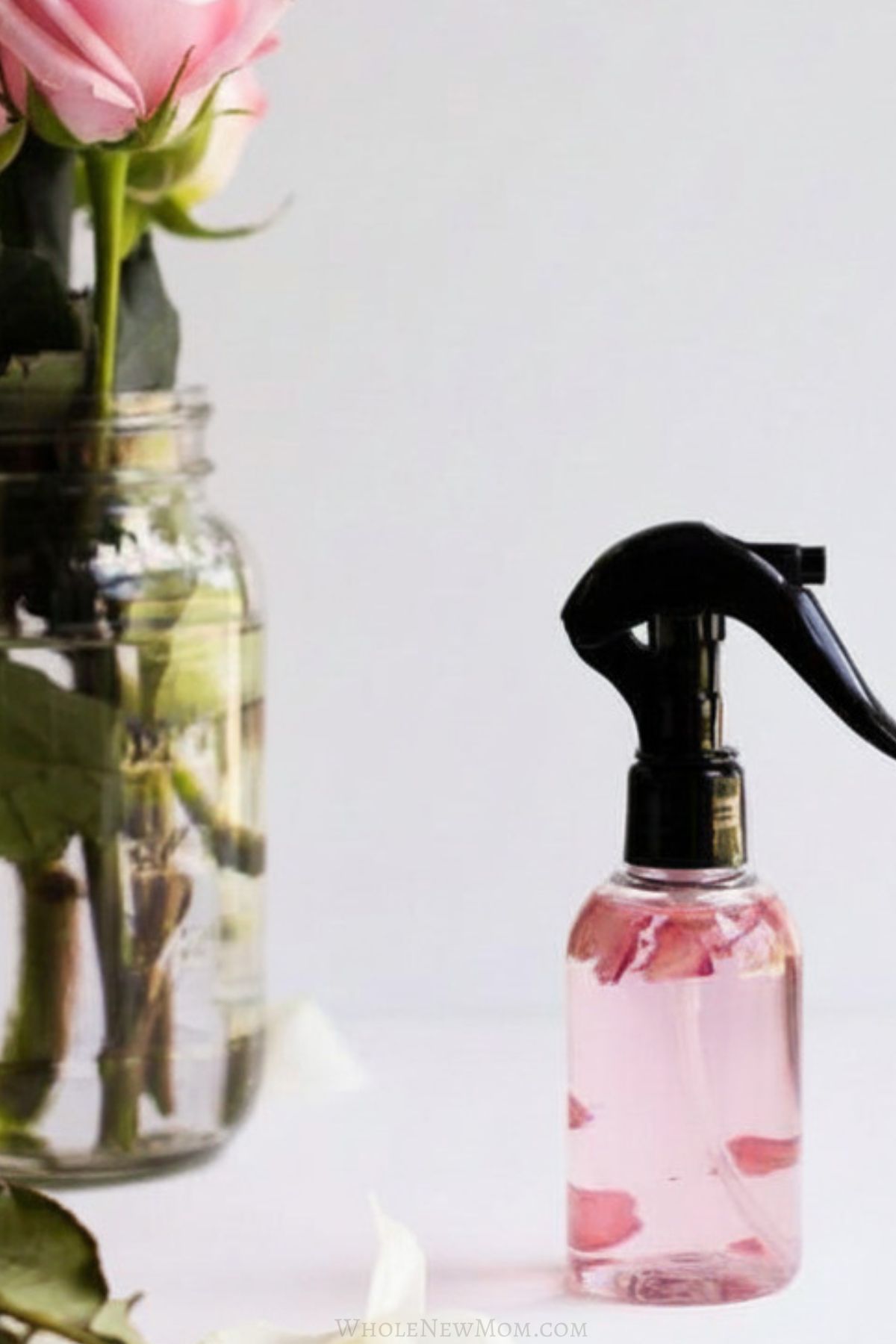 homemade rose water spray.