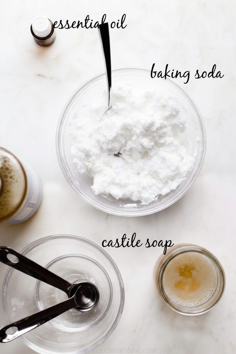 baking soda cleaning paste ingredients.