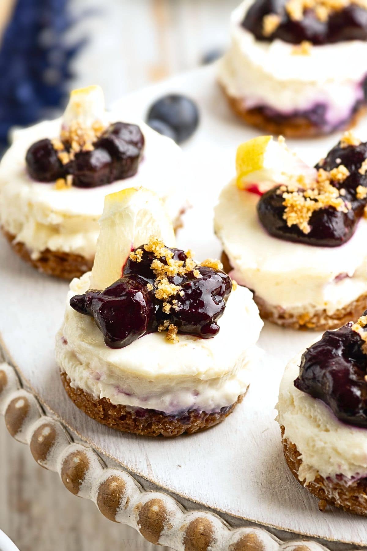 mini keto cheesecake bites on platter