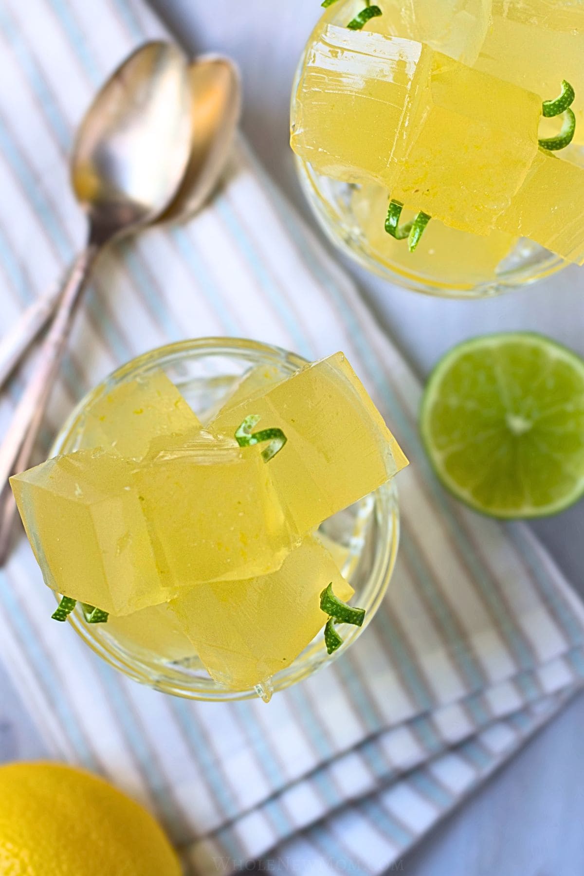 sugar free jello in dessert cups.