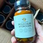 bottle of whole new mom's hydrogen tablets.